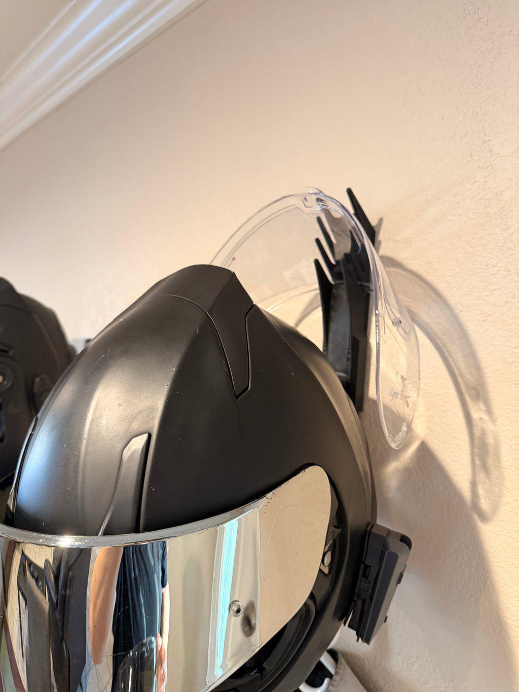 Helmet Visor Holder (Wall-Mount Add-On ONLY)