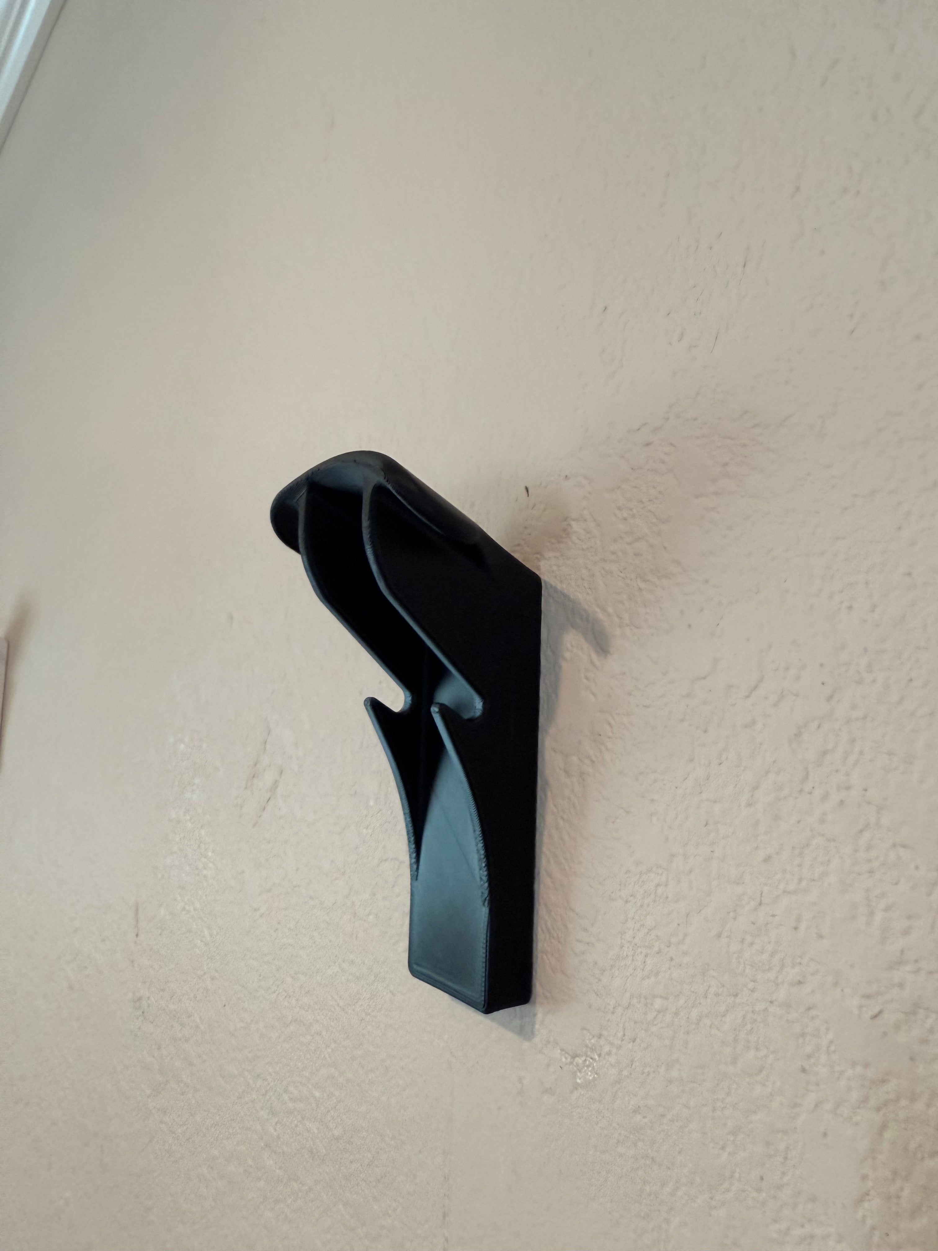 Slim- Flush Motorcycle Helmet Wall Mount
