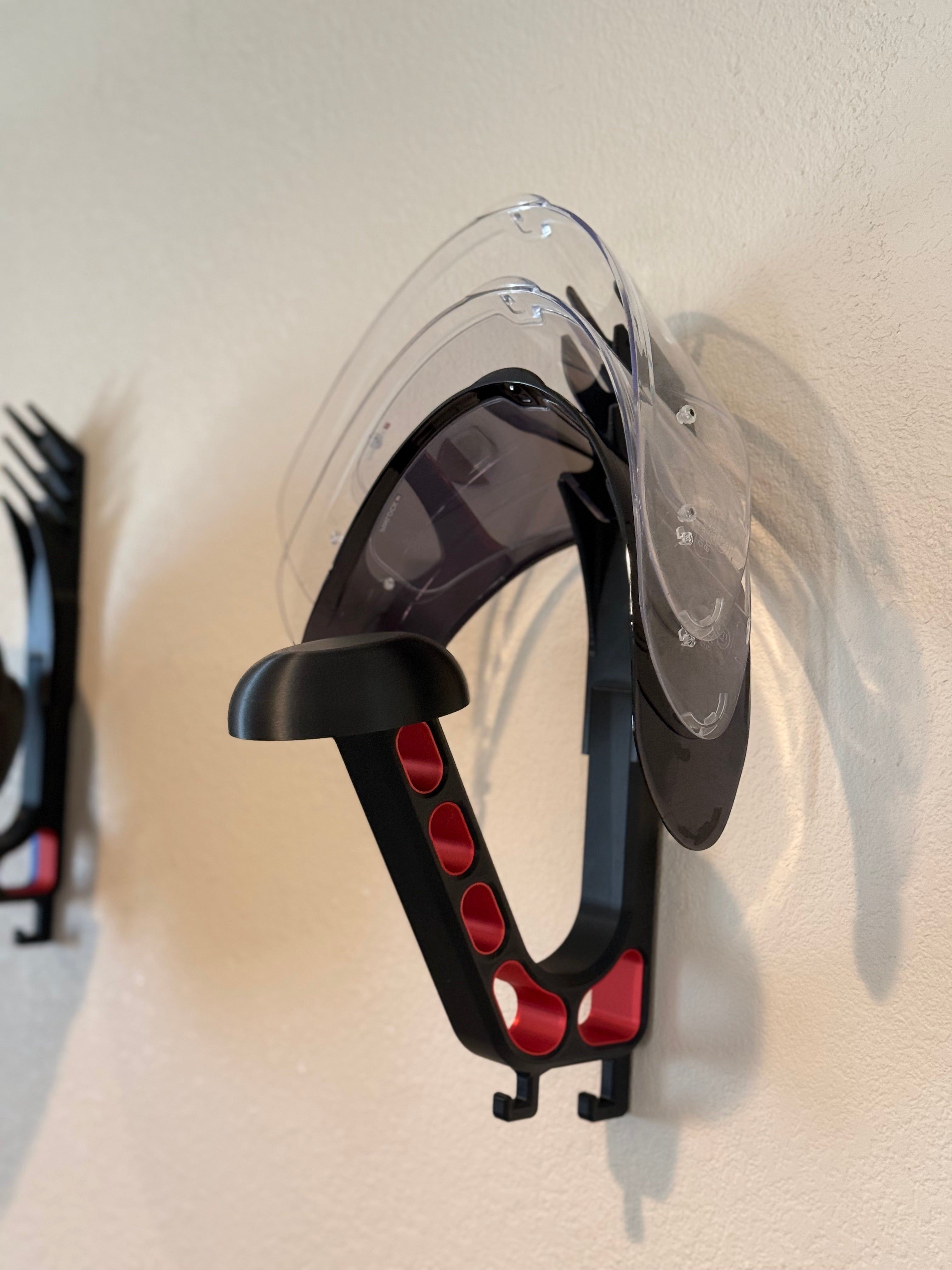 Helmet Visor Holder (Wall-Mount Add-On ONLY)