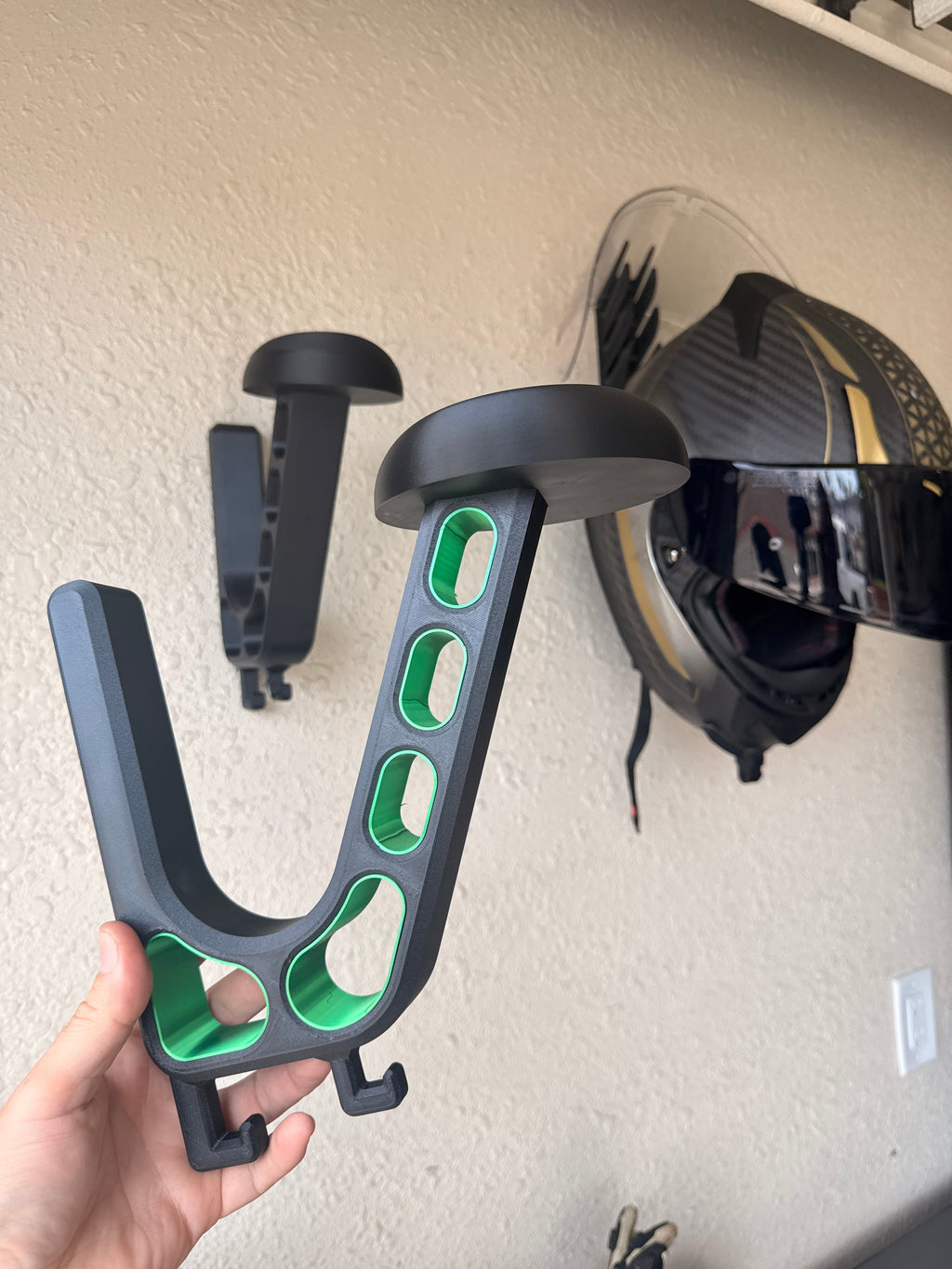 Motorcycle Helmet Wall Mount